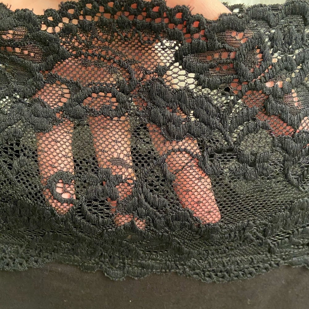 😀H&M Black Lace Shirt - Picture 5 of 6